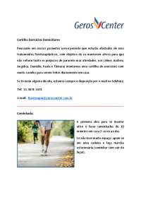 Cartilha de Exercícios Domiciliares: Atividades para Mantter-se Ativo em Casa