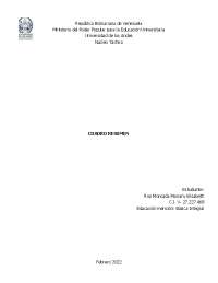 Cuadro resumen de los tipos de investigación