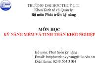bai giang ky nang mem