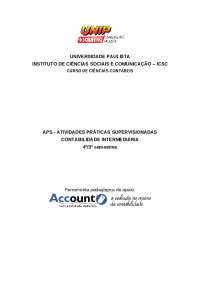 APS UNIP DEMONSTRAÇÕES CONTÁBEIS 2021