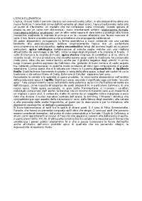 L Epigramma Sintesi E Tipologie Docsity