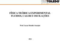 Princípios de Arquimedes e Pascal em Física: Fluidos, Calor e Oscilações