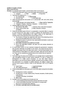 Media and Information Literacy - Docsity