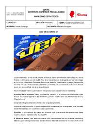 caso empresarial de la empresa chocolatina jet