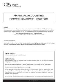August 2017 fr exam question paper