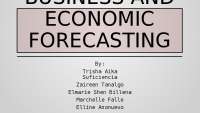 Business and Economic Forecasting: Qualitative and Quantitative Methods
