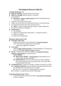Exam 01 Study Note of PSYC 1101 | Study notes Psychology | Docsity