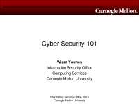 Computer security study notes - Docsity
