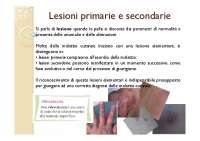 Lesioni Primarie e Secondarie: Un'Introduzione alle Malattie Cutanee