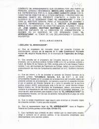 Contrato arrendamiento