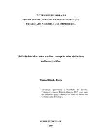 Violência Doméstica contra Mulher: Percepções e Consequências