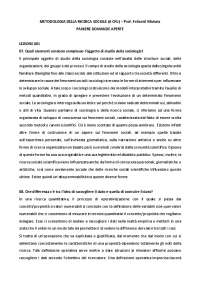 Paniere Domande Aperte_Metodologia della Ricerca Sociale_Felicetti Michela