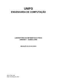 Experimentos de Queda Livre: Análise de Resultados