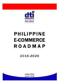 Philippine E-Commerce Roadmap: Guiding Development & Opportunities