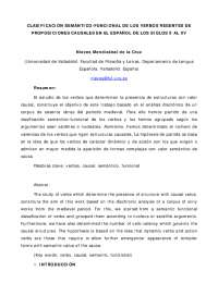 Análisis de verbos de acción con movimiento y estáticos en textos medievales