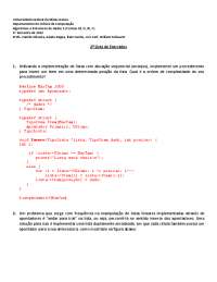 LISTA DE EXERCICIOS LINGUAGEM C