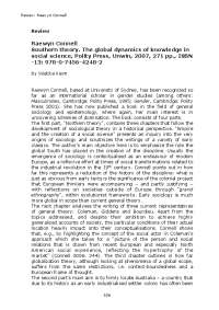 Global Dynamics of Knowledge in Social Science: A More Inclusive Perspective