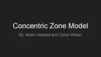Concentric Zone Model