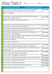 Miscellaneous Map Quiz Questions and Answers