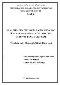 Chủ nghĩa xã hội khoa học