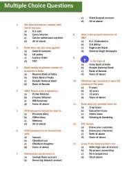 Test bank questions