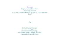 Understanding Emotions: A Comprehensive Look at General Psychology and Theories of Emotion