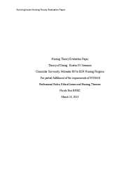 Nursing Theory Evaluation paper and Theory caring Kristen Swanson