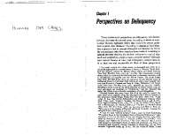 Cultural Deviance Theory in Delinquency Chapter