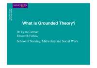 Grounded Theory: A Methodology for Discovering Social Processes