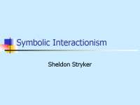 Symbolic Interactionism: A Sociological Theory of Socialization and Self-Development