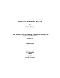 Human nature in hobbes and thucydides