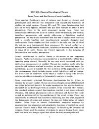 Lewis Coser and the theory of social conflict