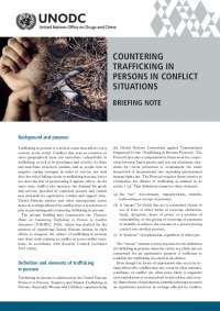 Countering Trafficking in Persons in Conflict Situations