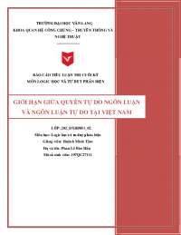 TIỂU LUẬN MÔN LOGIC HỌC VÀ TƯ DUY PHẢN BIỆN
