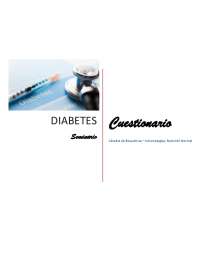 Cuestionario Seminario sobre Diabetes: Definición, Tipos, Diagnóstico y Complicaciones
