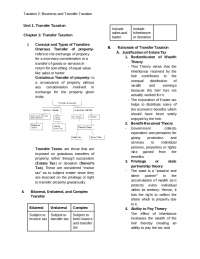 Transfer Taxation in the Philippines: Estate and Donor's Tax