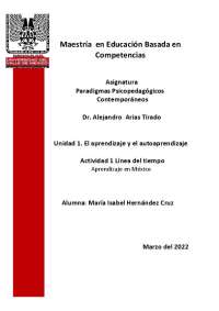 Evolución del Aprendizaje en México: Paradigmas Psicopedagógicos