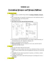 Generating Designs and Design Patterns
