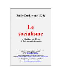 Socialisme et ses origines dans le monde