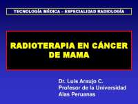 Radioterapia en Cáncer de Mama: Guía para Estudiantes de Medicina