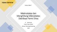 Fermi-Dirac Statistics: Calculating Microstates and Degeneracy