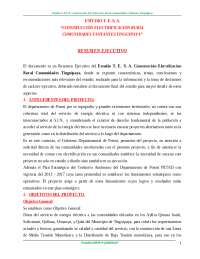 Diseño de electrificación proyecto Tinguipaya