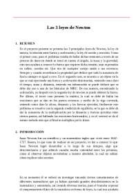 LAS 3 PRINCIPALES LEYES DE NEWTON