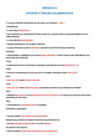 EIRSAF FULL MODULO 4 Internet e Online Collaboration - D&R Complete