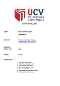 Informe catedra vallejo 2 ciclo