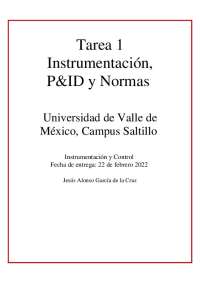 instrumentacion P&ID y normas