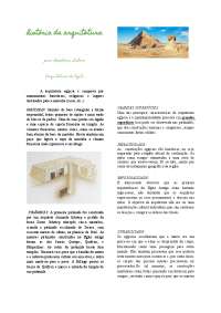 Resumo de história da arquitetura