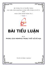 phong cách memphis trong thiết kế đồ họa