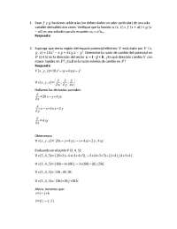 Derivadas de funciones de varias variables.