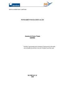 fundamentos da Educacao